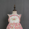 JannyBB new design hand embroidery cotton floral dress